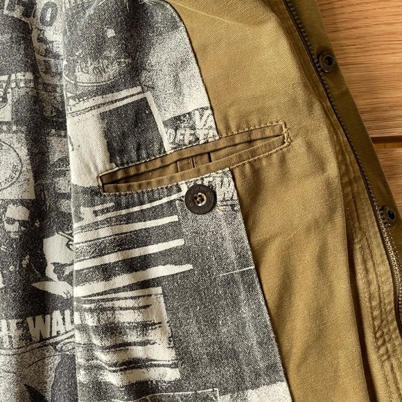 COPY - VANS X Dennis Hopper Morroco Jacket Medium Heavy Cotton Military M - Picture 6 of 7